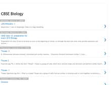 Tablet Screenshot of cbse-biology.blogspot.com