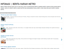 Tablet Screenshot of beritaharianmetro.blogspot.com