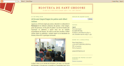 Desktop Screenshot of bibliotecadesantgregori.blogspot.com