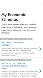 Mobile Screenshot of myeconomicstimulus.blogspot.com