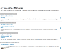 Tablet Screenshot of myeconomicstimulus.blogspot.com