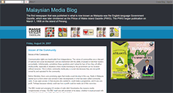 Desktop Screenshot of malaysianmedia.blogspot.com