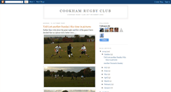 Desktop Screenshot of cookhamrugbyclub.blogspot.com