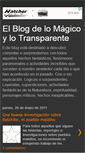 Mobile Screenshot of elblogdelomagicoylotransparente.blogspot.com