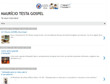Tablet Screenshot of mauriciotestagospel.blogspot.com