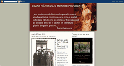 Desktop Screenshot of in-memoriam-cezar-ivanescu.blogspot.com