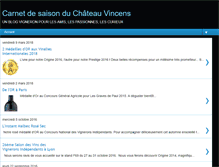 Tablet Screenshot of chateauvincensblog.blogspot.com