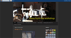 Desktop Screenshot of news-from-the-workshop.blogspot.com
