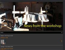 Tablet Screenshot of news-from-the-workshop.blogspot.com