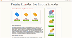 Desktop Screenshot of fastsize-extender.blogspot.com