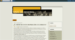 Desktop Screenshot of opusdeimujeres.blogspot.com