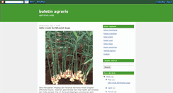 Desktop Screenshot of buletinagraris.blogspot.com