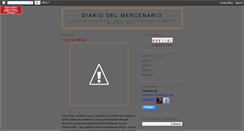 Desktop Screenshot of diariodelmercenario.blogspot.com
