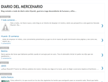 Tablet Screenshot of diariodelmercenario.blogspot.com
