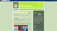 Desktop Screenshot of freshbeginings.blogspot.com