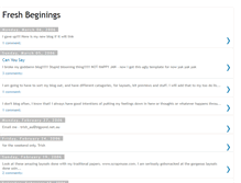 Tablet Screenshot of freshbeginings.blogspot.com
