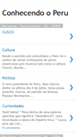 Mobile Screenshot of conhecendoperu.blogspot.com
