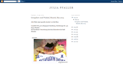 Desktop Screenshot of juliapfaller.blogspot.com