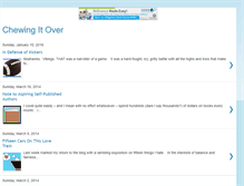Tablet Screenshot of chewingitover-lisa.blogspot.com