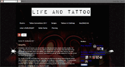 Desktop Screenshot of lifeandtattoo.blogspot.com