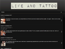 Tablet Screenshot of lifeandtattoo.blogspot.com