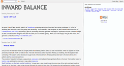 Desktop Screenshot of inwardbalance.blogspot.com