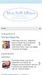 Mobile Screenshot of monpetitmimos.blogspot.com
