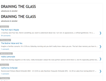 Tablet Screenshot of drainingtheglass.blogspot.com