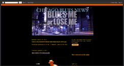 Desktop Screenshot of chicagobluesmusicnews.blogspot.com