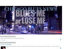 Tablet Screenshot of chicagobluesmusicnews.blogspot.com