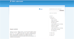 Desktop Screenshot of 504cabrioletfr.blogspot.com