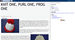 Desktop Screenshot of knitonepurlonefrogone.blogspot.com