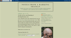 Desktop Screenshot of barkingshaman.blogspot.com