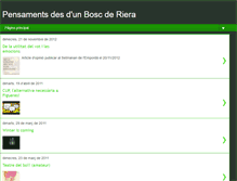 Tablet Screenshot of boscderiera.blogspot.com