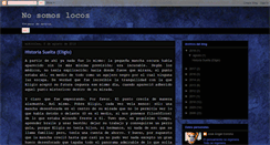 Desktop Screenshot of nosomoslocos.blogspot.com