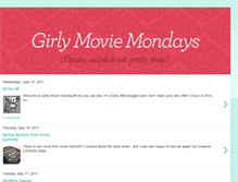 Tablet Screenshot of girlymoviemondays.blogspot.com