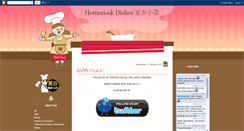 Desktop Screenshot of homecook-dishes.blogspot.com