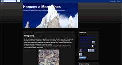 Desktop Screenshot of homensemontanhas.blogspot.com