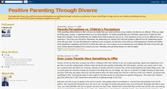 Desktop Screenshot of positiveparentingthroughdivorce.blogspot.com