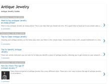 Tablet Screenshot of antiquejewelry-collection.blogspot.com