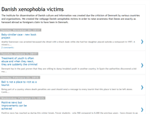 Tablet Screenshot of danish-xenophobia-victims.blogspot.com