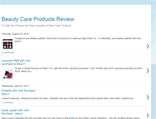 Tablet Screenshot of beautycarereview.blogspot.com