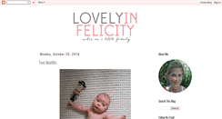 Desktop Screenshot of lovelyinfelicity.blogspot.com