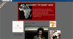 Desktop Screenshot of journeytobabyboz.blogspot.com