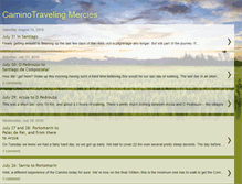 Tablet Screenshot of caminotravelingmercies.blogspot.com