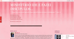 Desktop Screenshot of ministerioformiguinhasdejesus.blogspot.com