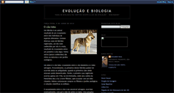 Desktop Screenshot of evolucaobiologia.blogspot.com