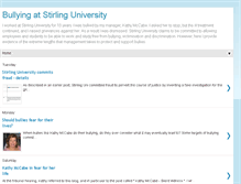 Tablet Screenshot of bullyingatstirlinguniversity.blogspot.com