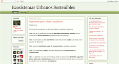 Desktop Screenshot of ecosistemasurbanos.blogspot.com