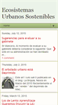 Mobile Screenshot of ecosistemasurbanos.blogspot.com